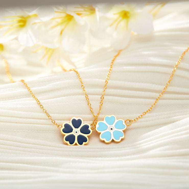 Five Petals Flower Necklace