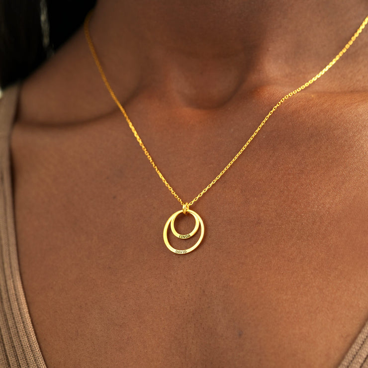 Spiral Circle Necklace