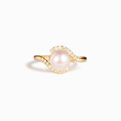 You're The Best Thing To Ever Happen To Me Pearl Wrapped Ring