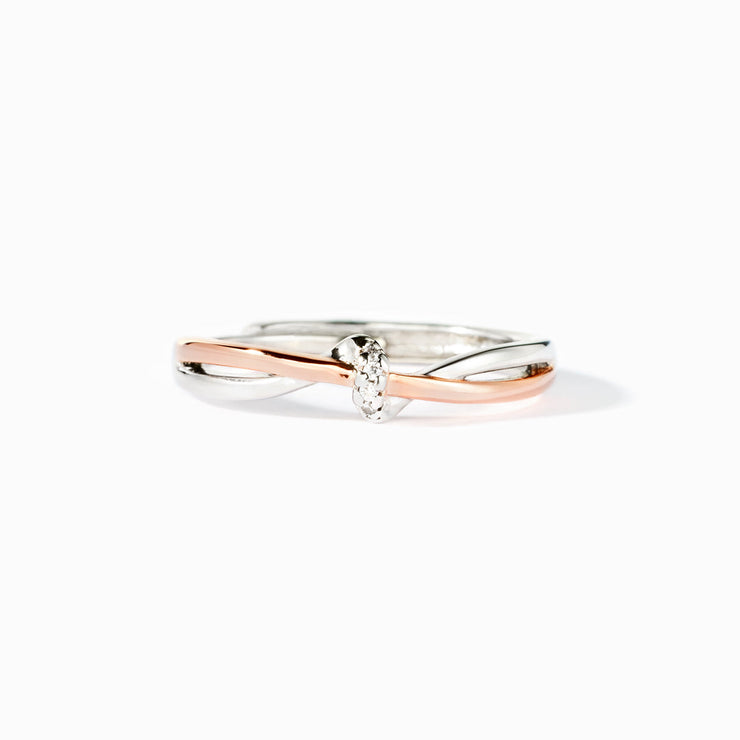 Two-Tone Knot Ring