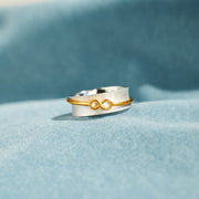 Wide Band Heart/Infinity Ring