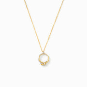 Knotted Circle Necklace