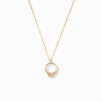 Knotted Circle Necklace