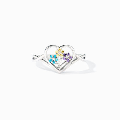 Keepsake Personalized Family Jewelry Birthstone Entwined Mother's Ring  available in Sterling Silver, Gold and White Gold - Walmart.com