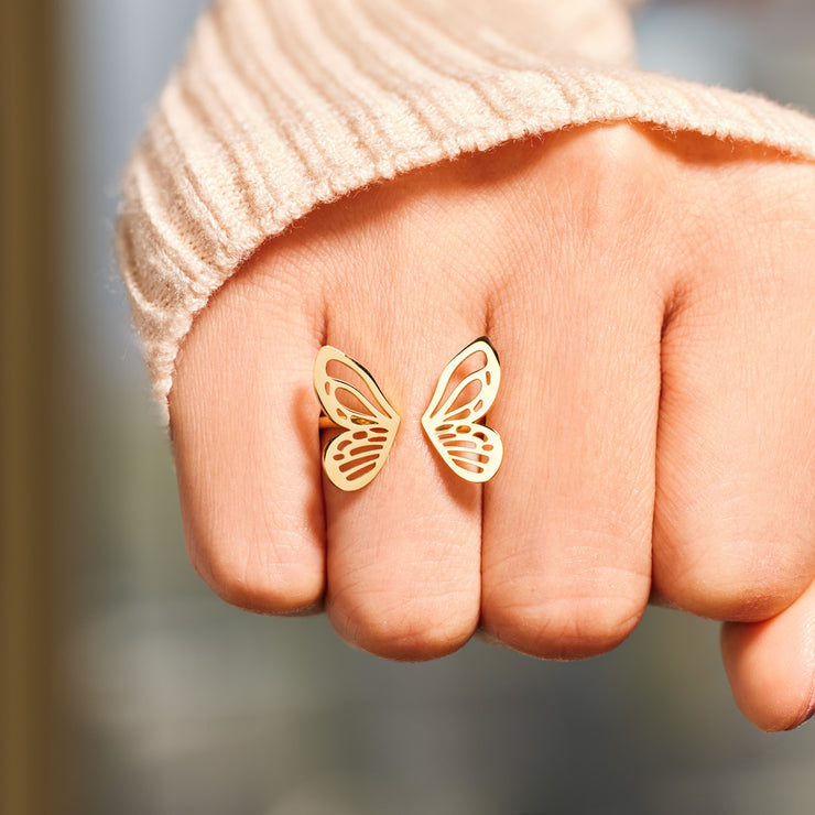 Sculpted Butterfly Ring