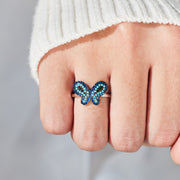 You Soar Pavé Butterfly Ring