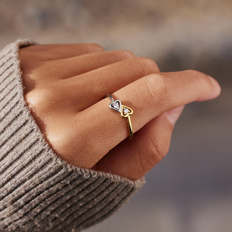 Being Marrried To You Duo Heart Ring
