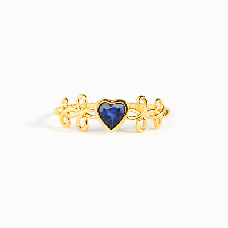 Heart Knot Band Ring