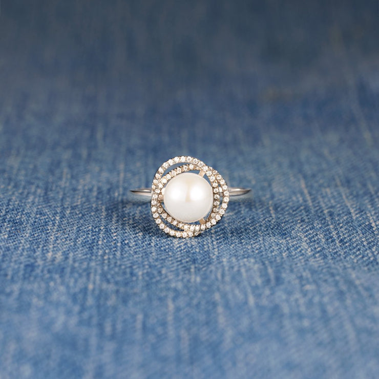 Pearl Of June Birthstone Ring