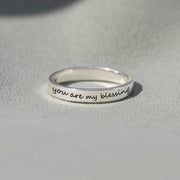 Custom Mantra Ring