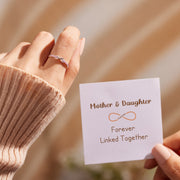 Mother & Daughter Forever Linked Together Ring