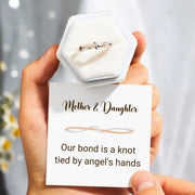 Two-Tone Knot Ring