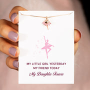 My Daughter Forever Ballerina Necklace
