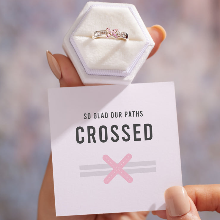 So Glad Our Paths Crossed X Pavé Ring