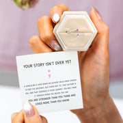 Pavé Semicolon Ring - Your Story Isn't Over 