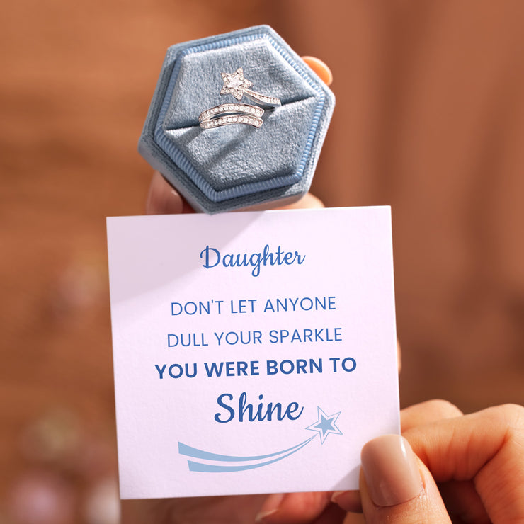 Star Wrap Ring - You Were Born To Shine