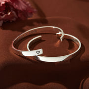 Heart Cross Bangle