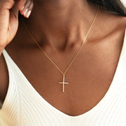 Knotted Cross Necklace