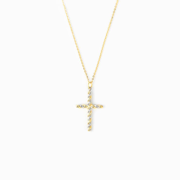 Knotted Cross Necklace