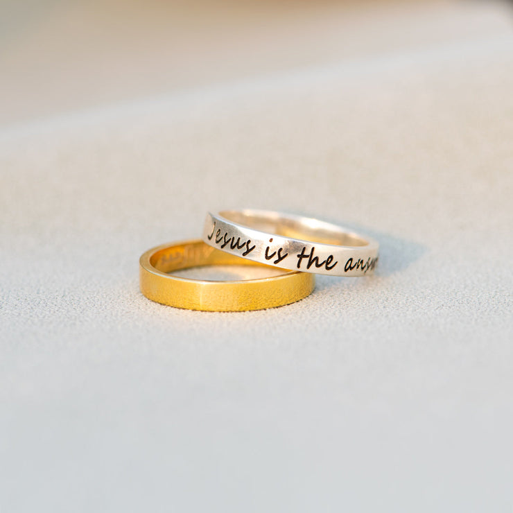 Custom Mantra Ring