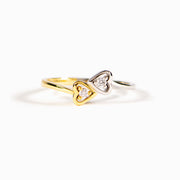Being Marrried To You Duo Heart Ring