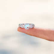 Clear Heart Ring