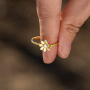 1-8 Birthstones Flower Ring