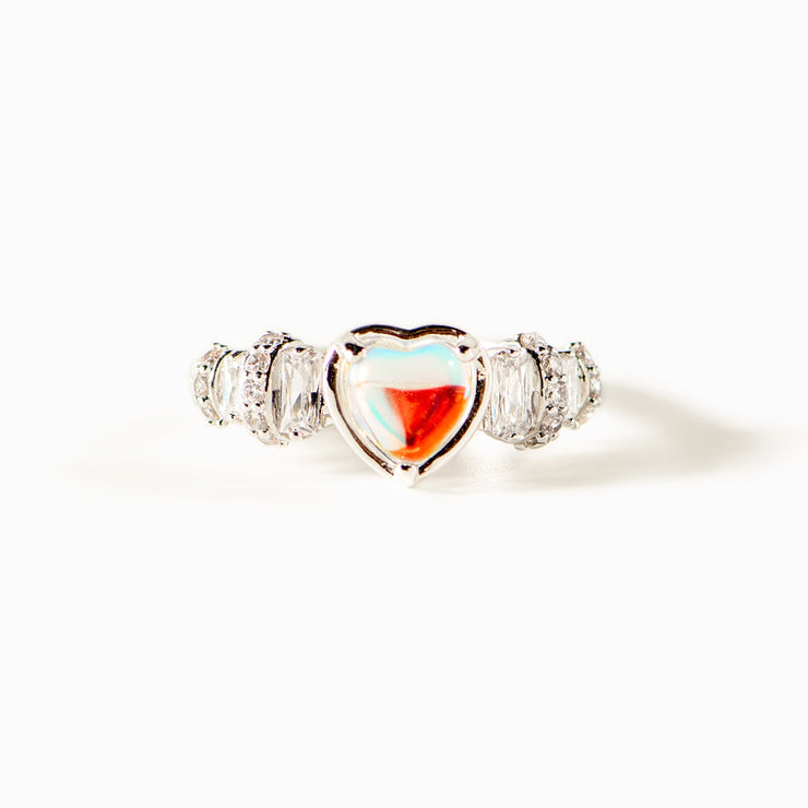 Clear Heart Ring