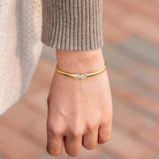 Pavé Infinity Bangle