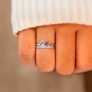 Pavé Mountain Ring