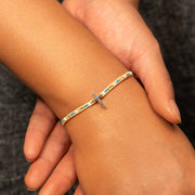 Pave Cross Bracelet