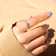 two heart ring