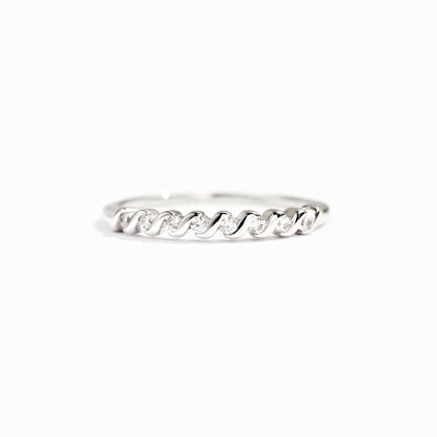 Minimalist Spiral Ring