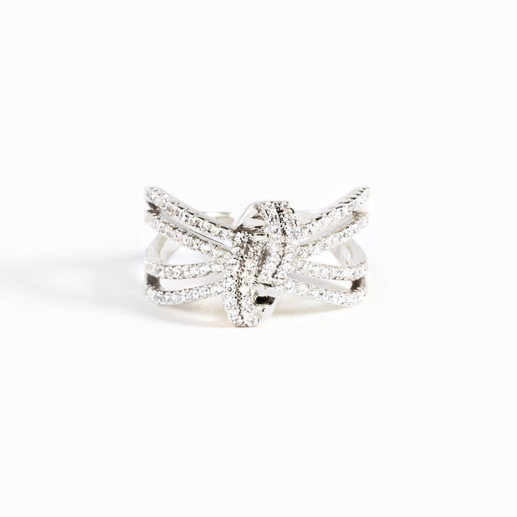 Pavé Knot Ring