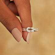 Knot Ring S925-Friendship Love 