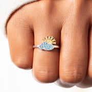 Sunny Cloud Ring - My Sunshine On A Cloudy Day 