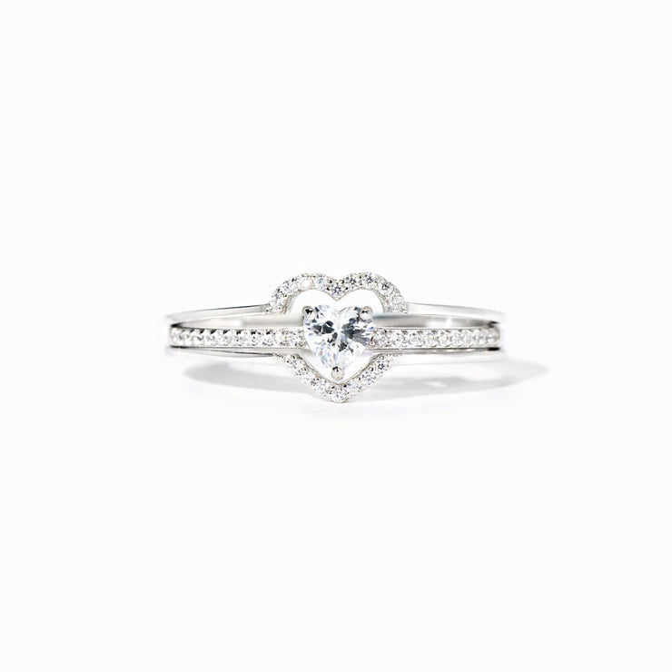Layered Heart Ring