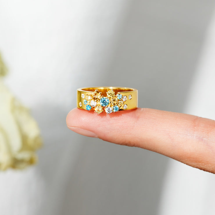 Scattered Gem Ring
