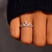 Minimalist Crown Ring