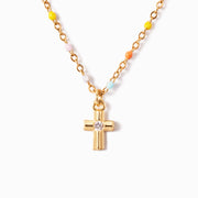 Petite Cross Necklace