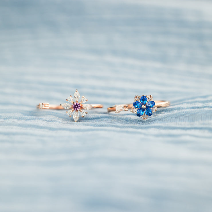 Gem Flower Ring