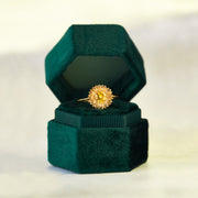 Personalized S925 Sunflower Ring - I Would Change The World For You 