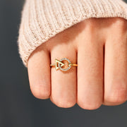 Triangle&Circle Ring