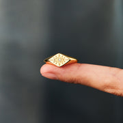 Golden Evil Eye Ring