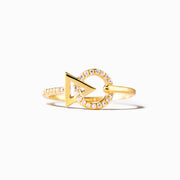 Triangle&Circle Ring