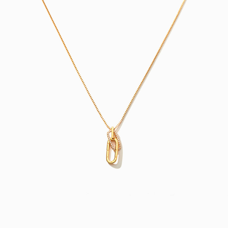 Rectangle Interlocking Necklace