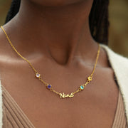 1-8 Birthstones Nana Necklace