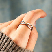 Custom Birthstones Infinity Promise Ring