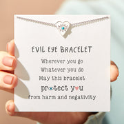 Turquoise Evil Eye Heart Bracelet