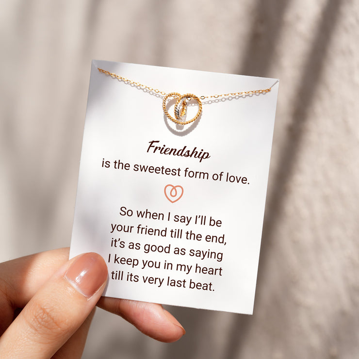 Knotted Heart Necklace